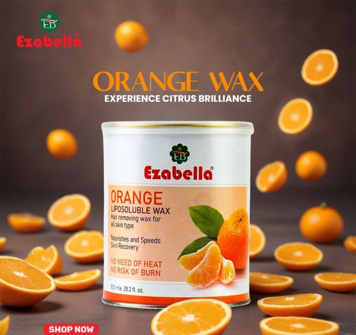Ezabella Orange Liposoluble Hair Removing Wax