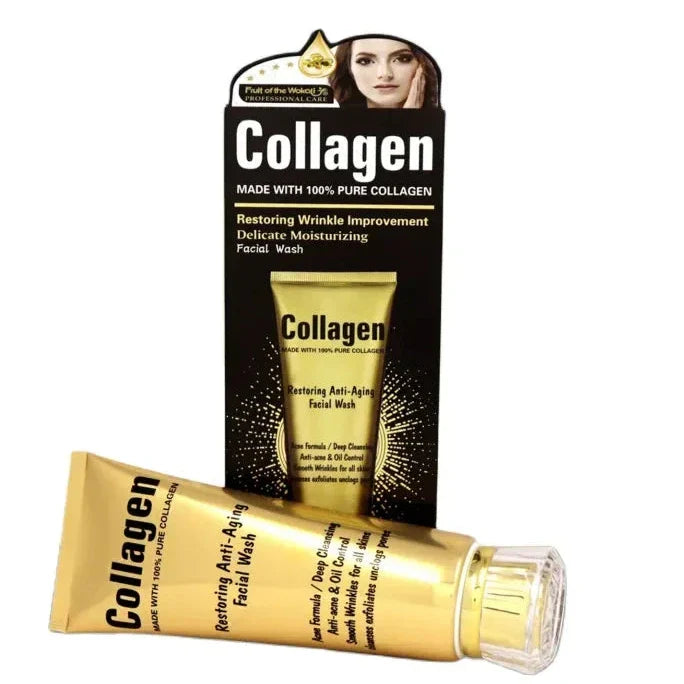 Wokali Collagen Anti‑Aging & Anti‑Acne Facial Wash - 120ml