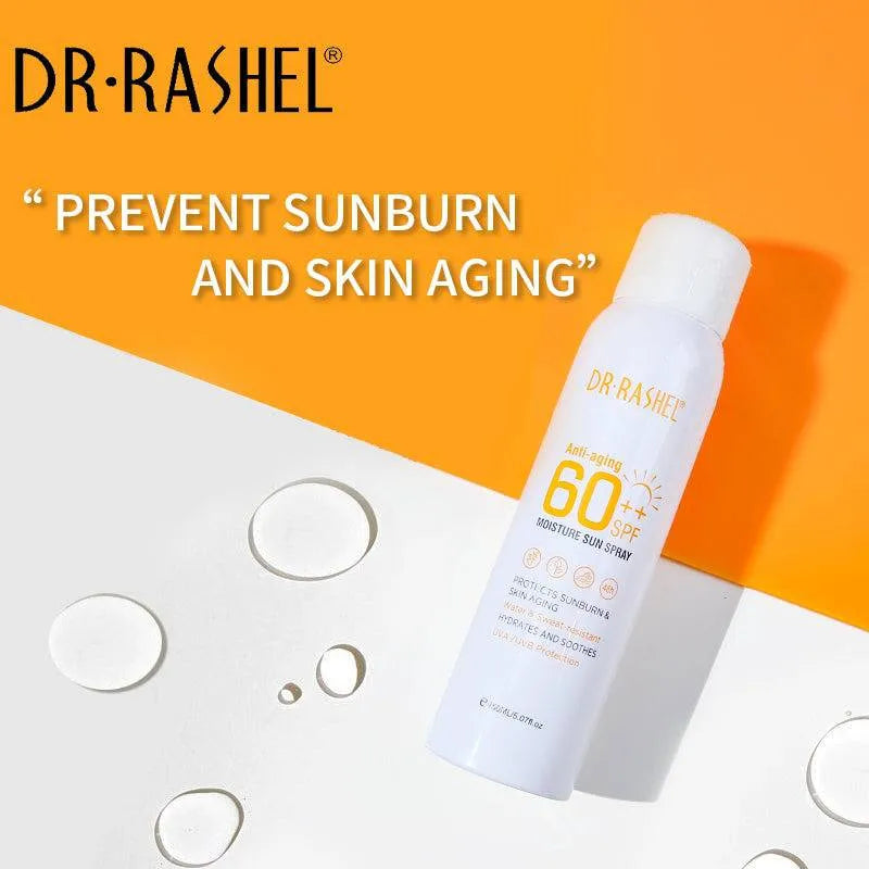 DR.Rashel Anti-Aging And Moisturezir Sun Spray Sunscreen Spray SPF 60 - 150ml