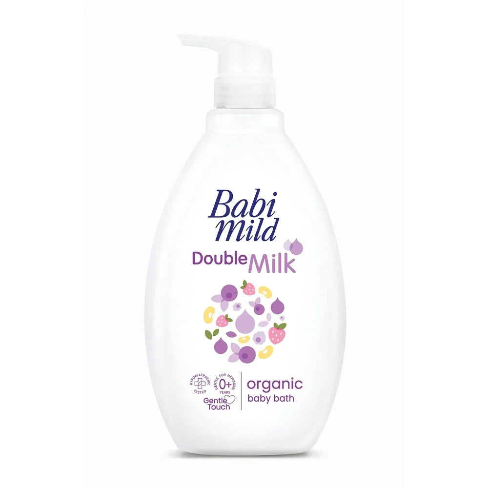Babi Mild - Double Milk Organic Head & Body Baby Bath - 800ml