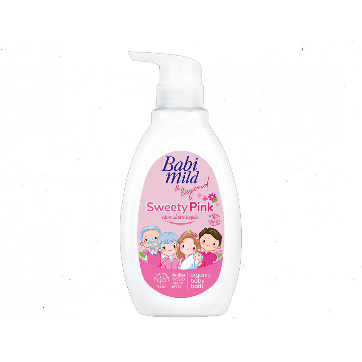 Babi Mild - Sweety Pink Head And Body Bath - 380ml
