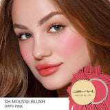 Mousse blush with a gold lid| WearCareHub