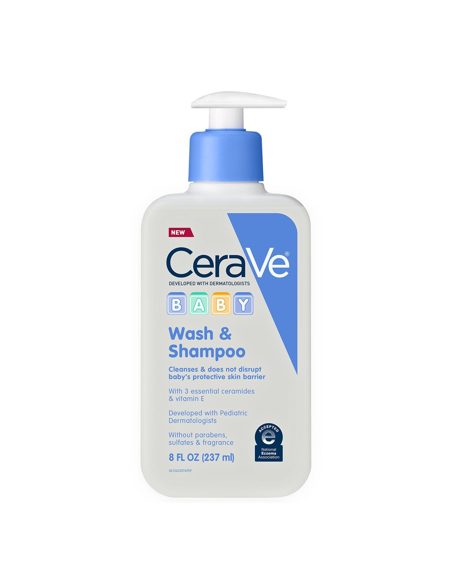 ⁠Cerave Baby Wash & Shampoo 237ml