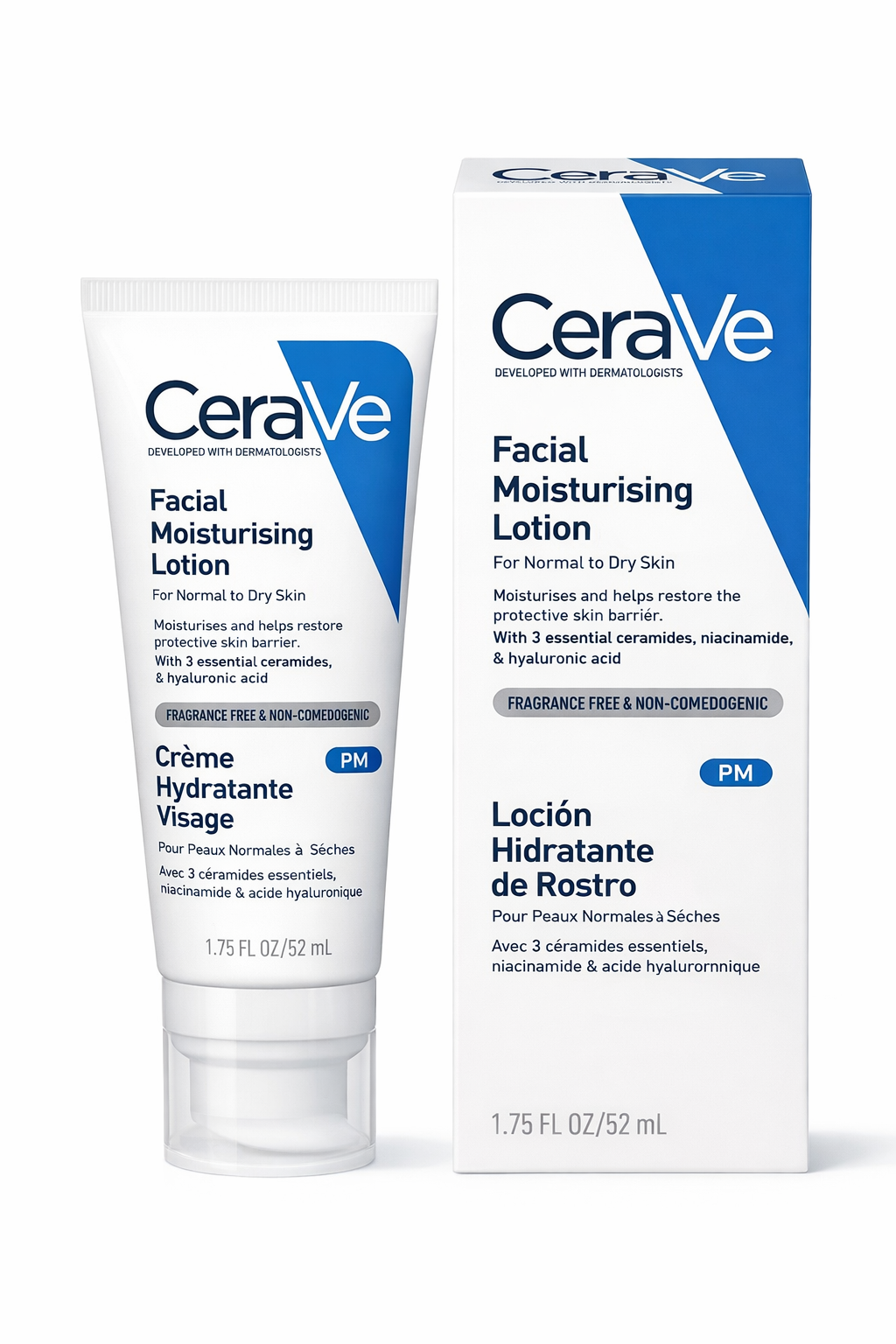 ⁠Cerave Facial Moisturizing Lotion PM 89ml - 52 ml