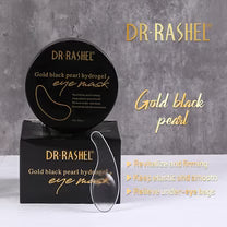 Dr Rashel Skin Care 24k Gold Black Pearl Hydrogel Eye Mask 60pcs Brightening Lightening Moisturizing Eye Mask