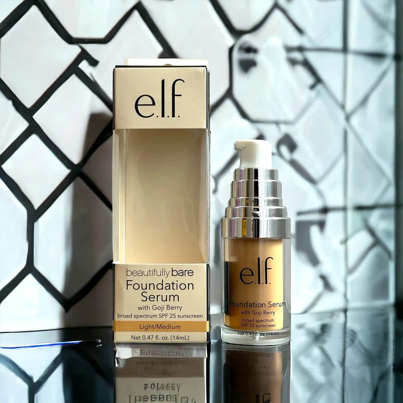 E.L.F. Cosmetics, Beautifully Bare Foundation Serum 14ml - Light Medium