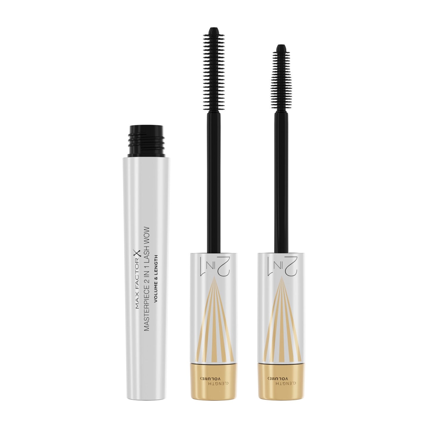Max Factor - Masterpiece 2 In 1 Lash Wow Mascara 001 Black