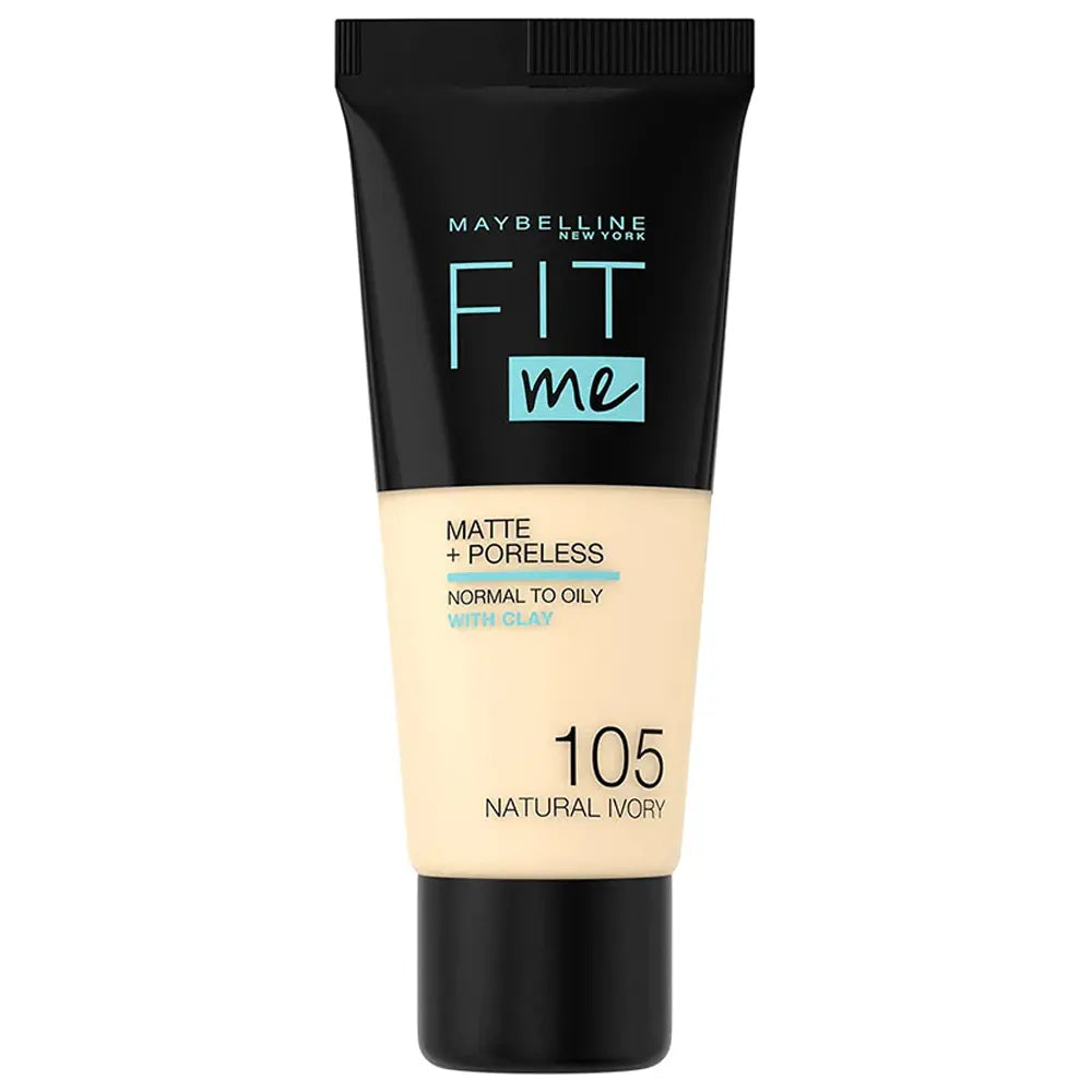 Maybelline - Fit Me Liquid Foundation Matte & Poreless - 105 Natural Ivory