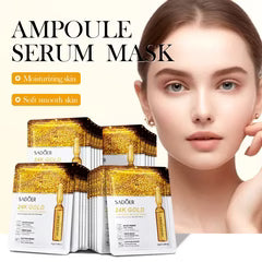 SADOER 24K Gold Ampoule Serum Facial Sheet Mask - 25g