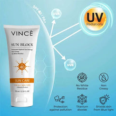 Vince Sunblock SPF 40 - 75ml
