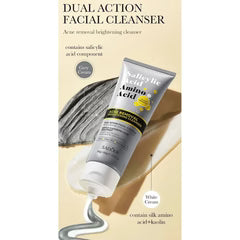 Sadoer Salicylic Acid Amino Acid Acne Removal Brightening Dual Action Facial Cleanser 50g