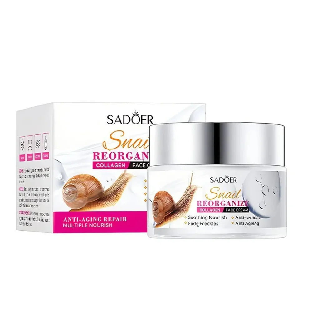 Sadoer Snail Reorganize Collagen Anti Aging Face Cream - 50g