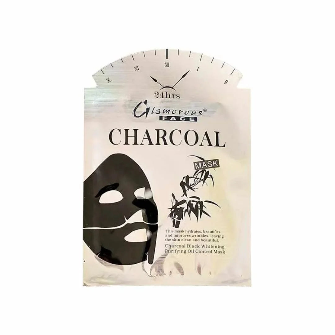 Glamorous Face Mask Sachets 24hr - Charcoal Mask