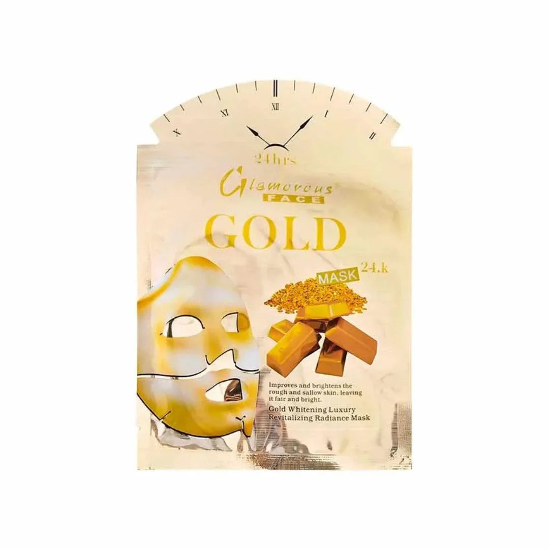 Glamorous Face Mask Sachets 24hr - Gold Mask