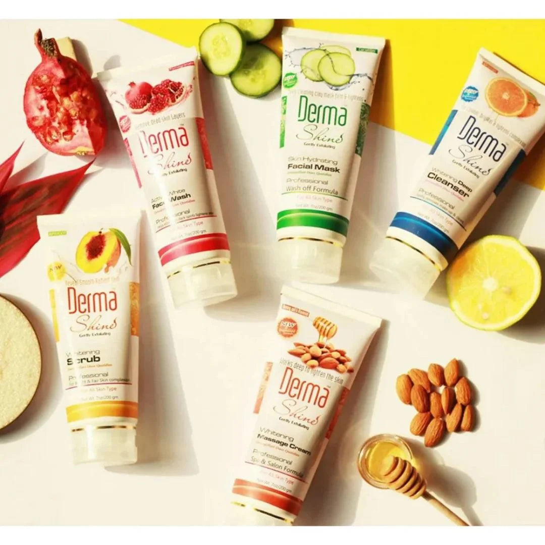 Derma Shine 6-in-1 Facial Fruit Kit - 200g