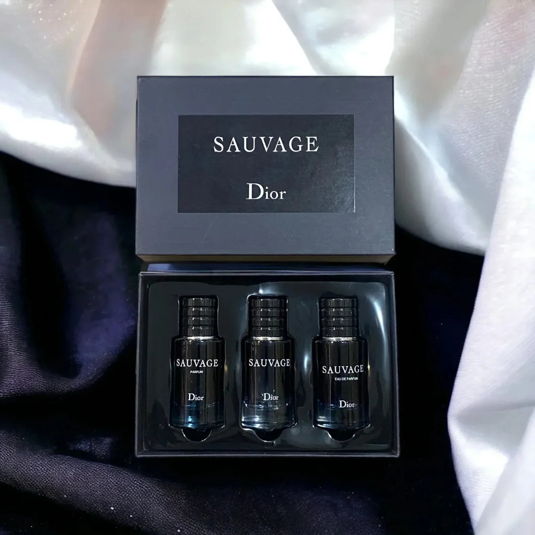 Dior Sauvage Gift Set for Men3-in-1 - 30ml - Dubai - 100% Original Testers