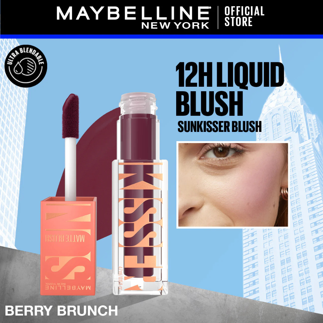 Maybelline - New York Sunkisser Liquid Glow Blush - Matte Berry Bunch 33