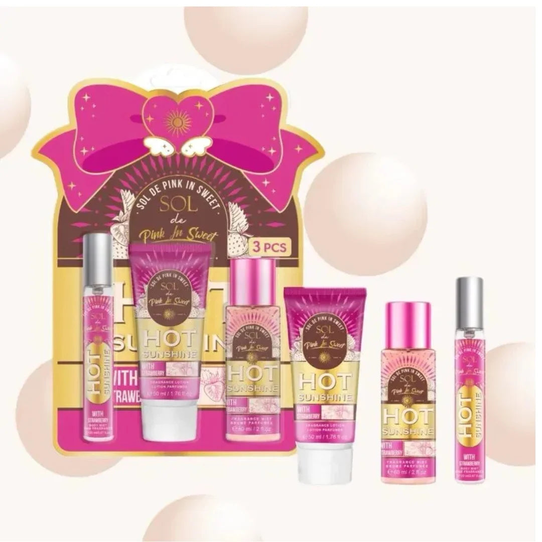 Sol - New Hot Sunshine Fragrance Set Body Mist - Perfume - Lotion