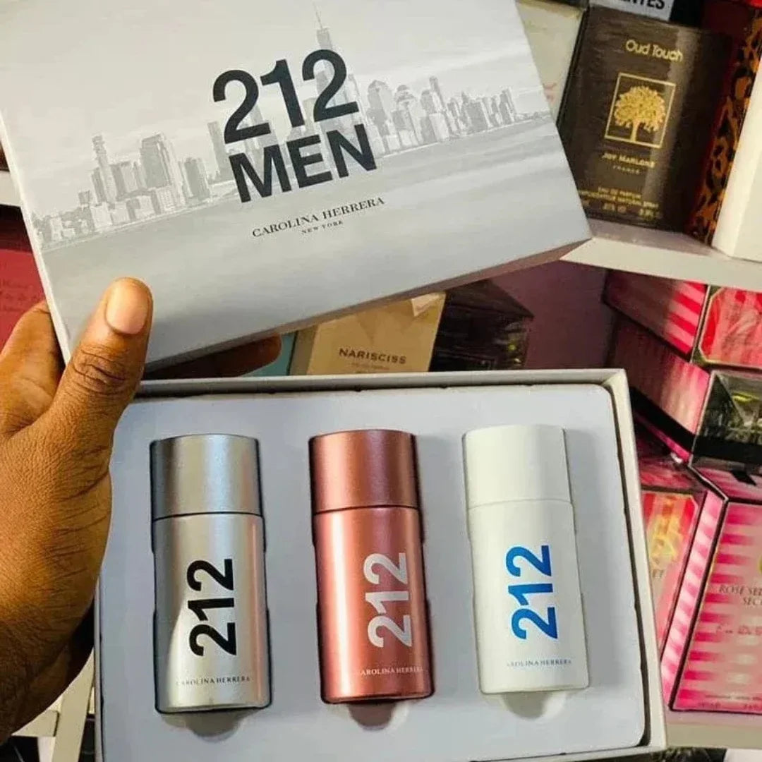 212 Men Gift Set 3x30ml - Dubai - 100% Original Testers