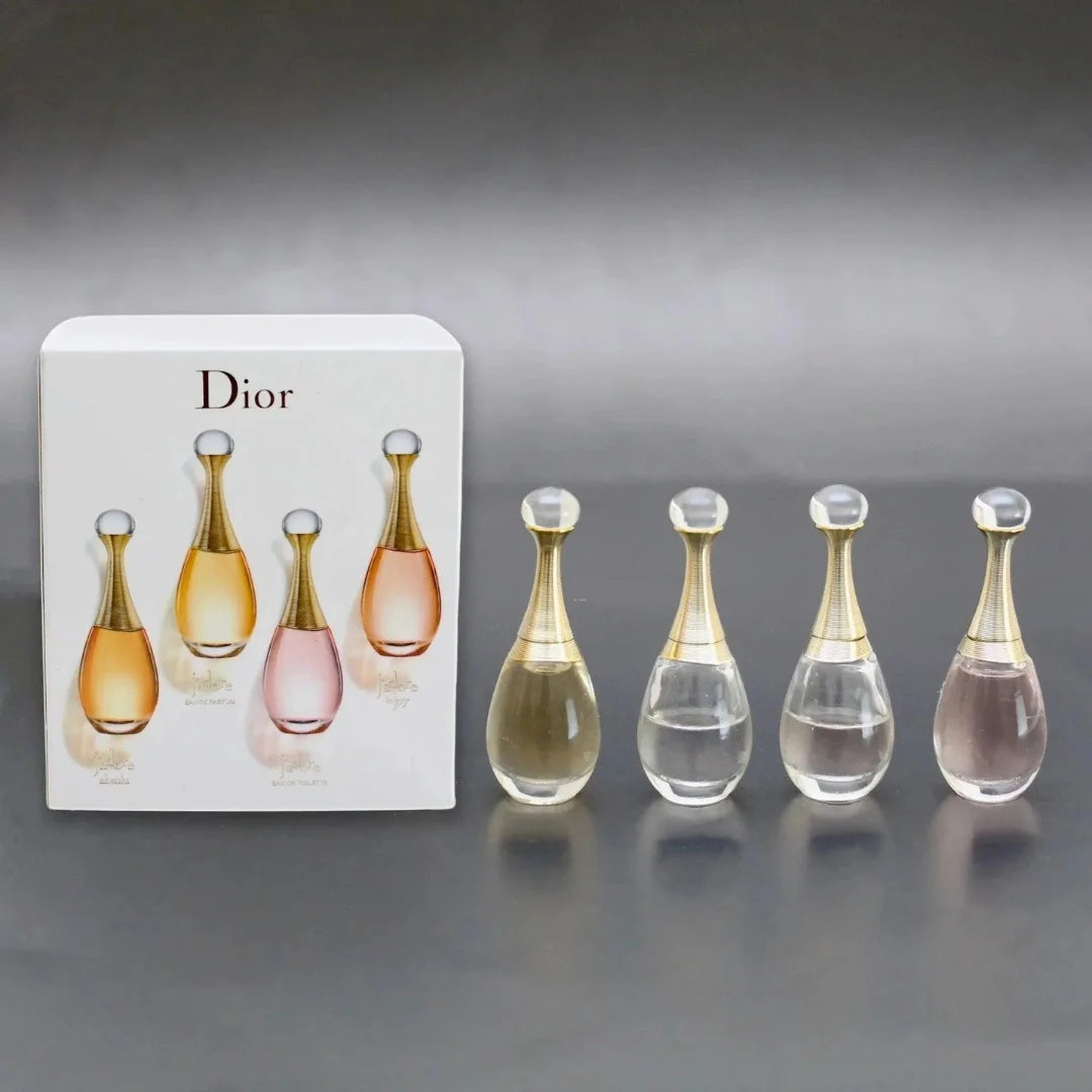 Set of 4pcs Dior Jadore Mini Fragrance - Dubai - 100% Original Testers
