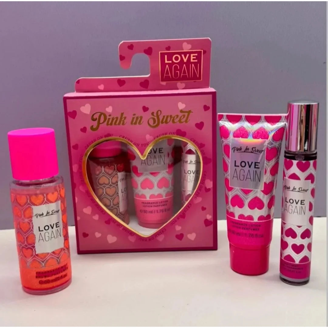 Pink in Sweet 3 Pcs Fragrance Set