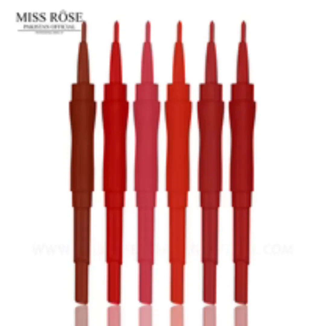 Miss Rose 2in1 Combination Lipstick + Lip liner 24Pcs Set