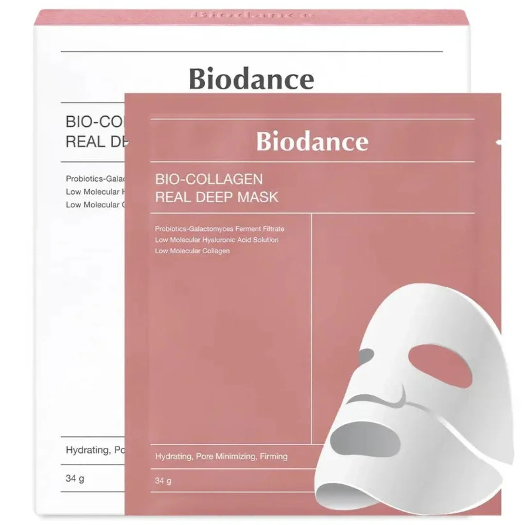Original Biodance Bio Collagen Real Deep Mask 34g - Pack of 4