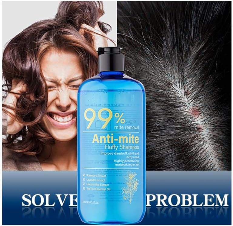 Kormesic 99% Anti-Mite Fluffy Shampoo Improve Oil Head 450ml