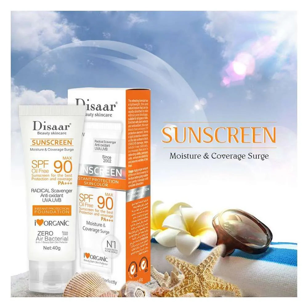 Disaar Instant UVA/UVB Protection Sunscreen SPF 90 PA+++ – 40 g