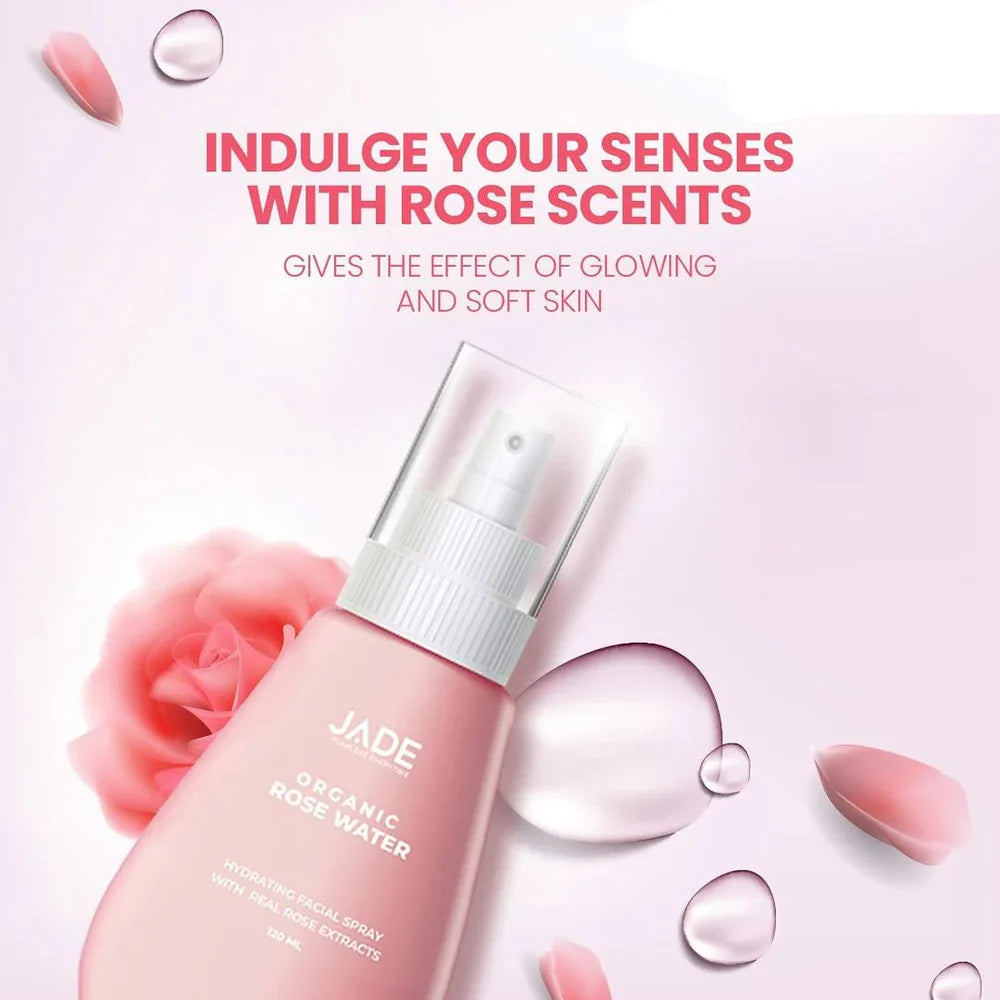 Jade Organic Rose Water (120ml)