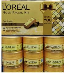 Loreal Whitening & Glowing Gold Facial 6 Step Kit