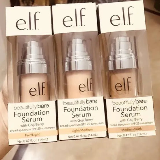 E.L.F. Cosmetics, Beautifully Bare Foundation Serum 14ml - Fair Light