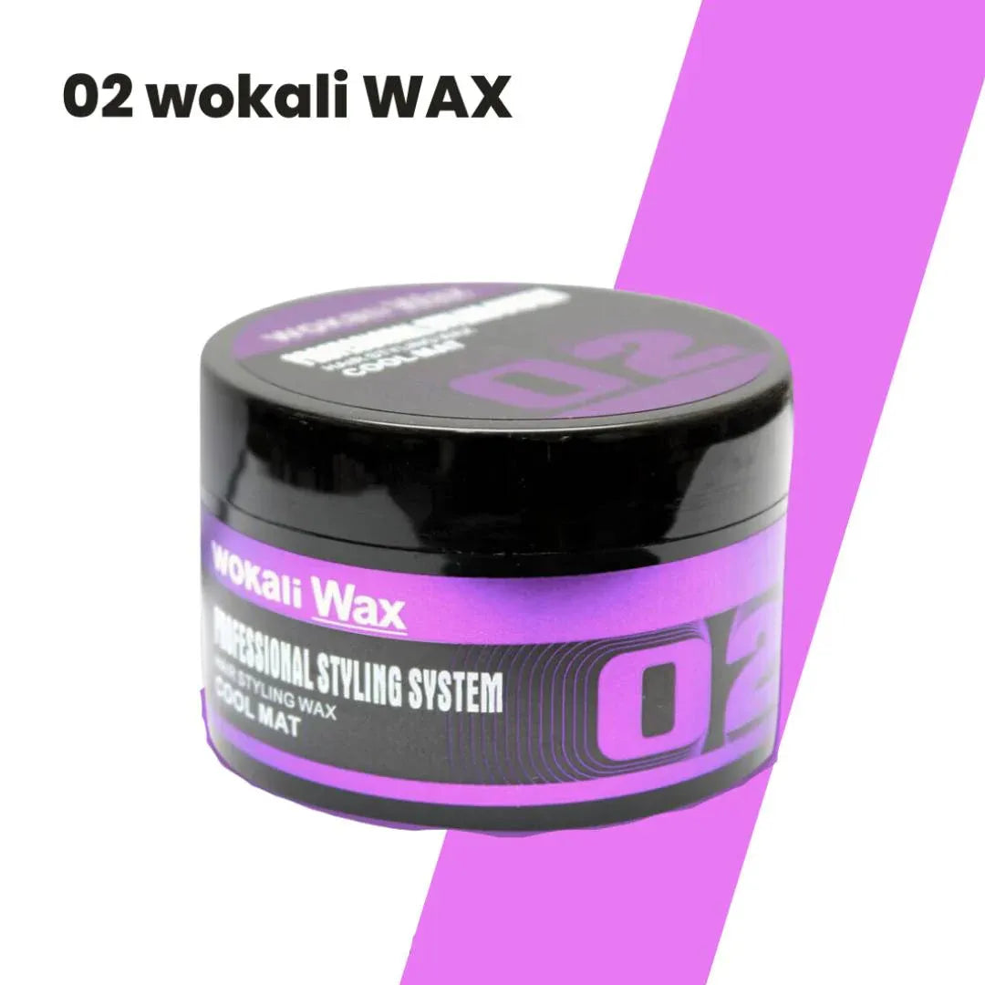 Wokali Hair Styling Wax 4 Variants Available - 02 Cool Mat