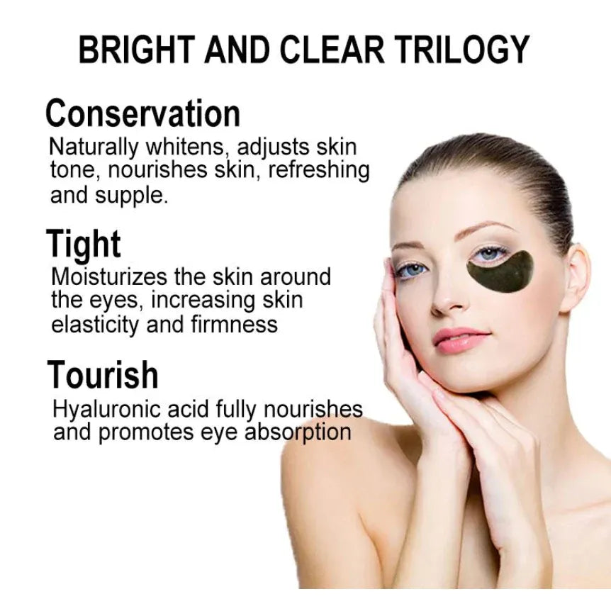 Dr.Rashel Gold black pearl hydrogel eye mask - 60pcs