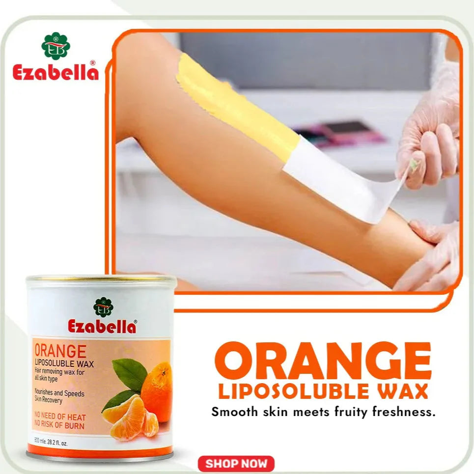 Ezabella Orange Liposoluble Hair Removing Wax