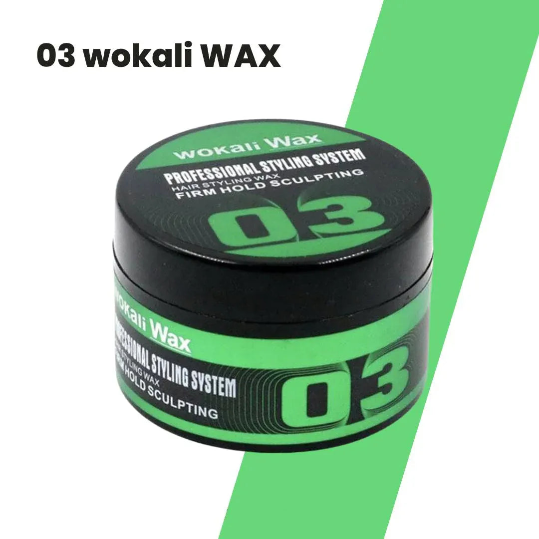 Wokali Hair Styling Wax 4 Variants Available - 03 Firm Hold Sculpting