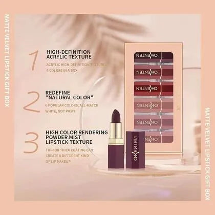 Okenten 6in1 High Quality Lipstick Set
