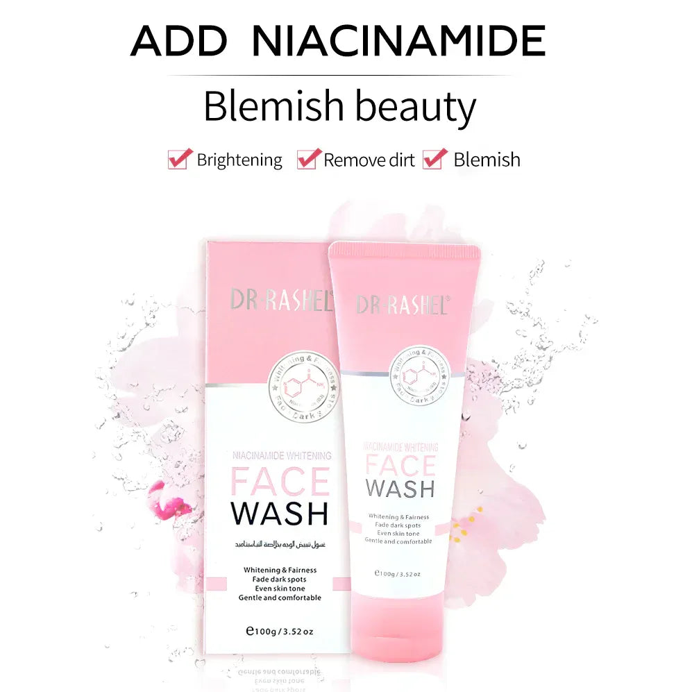 DR RASHEL Niacinamide Whitening Face Wash, 100g