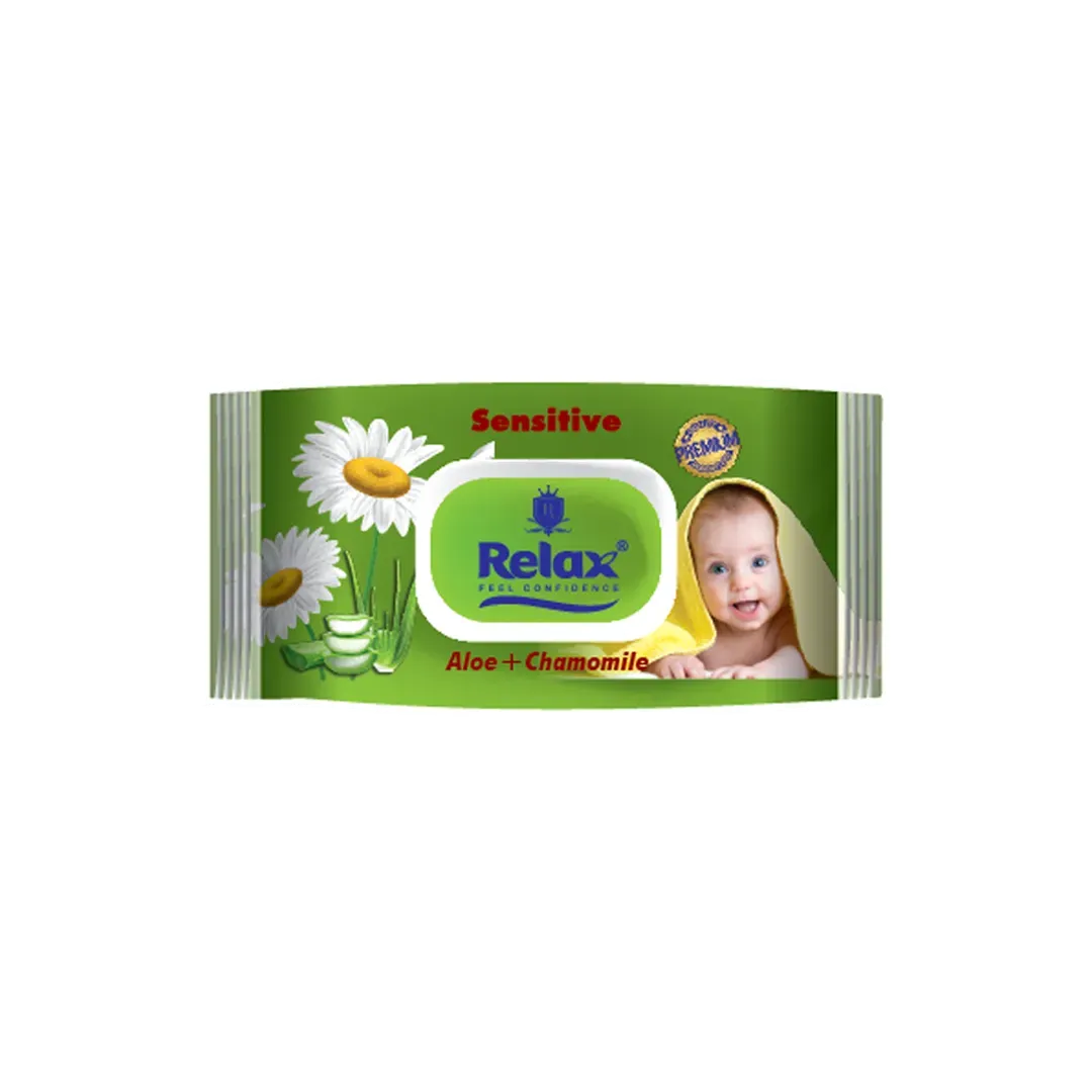 Relax Baby Sensitive Wipes 72s