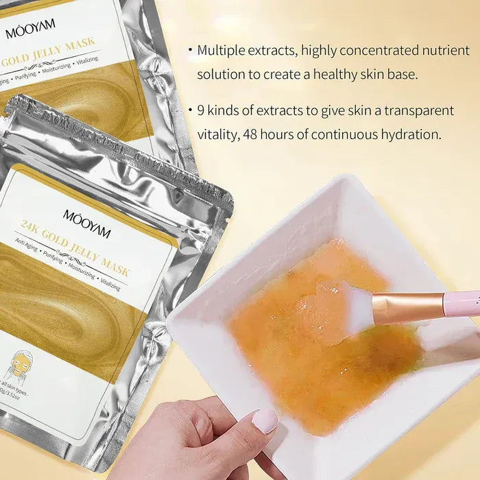 Mooyam 24k Gold Jelly liP  Mask - 100g