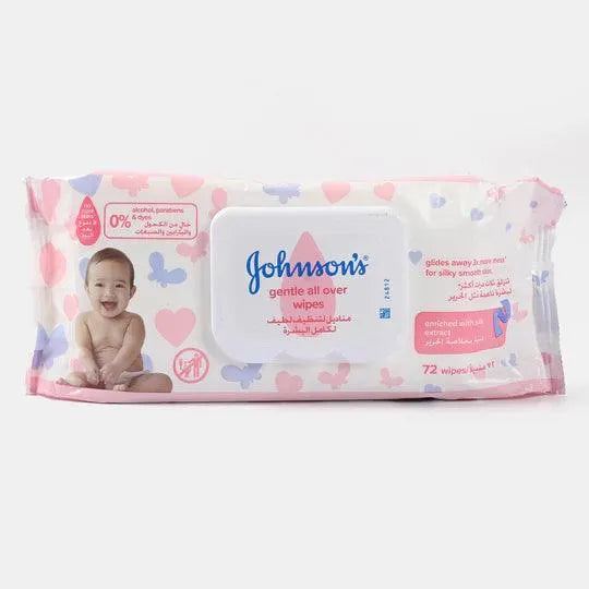 Johnson's Gentle All Over Baby Wipes - 72-Pack