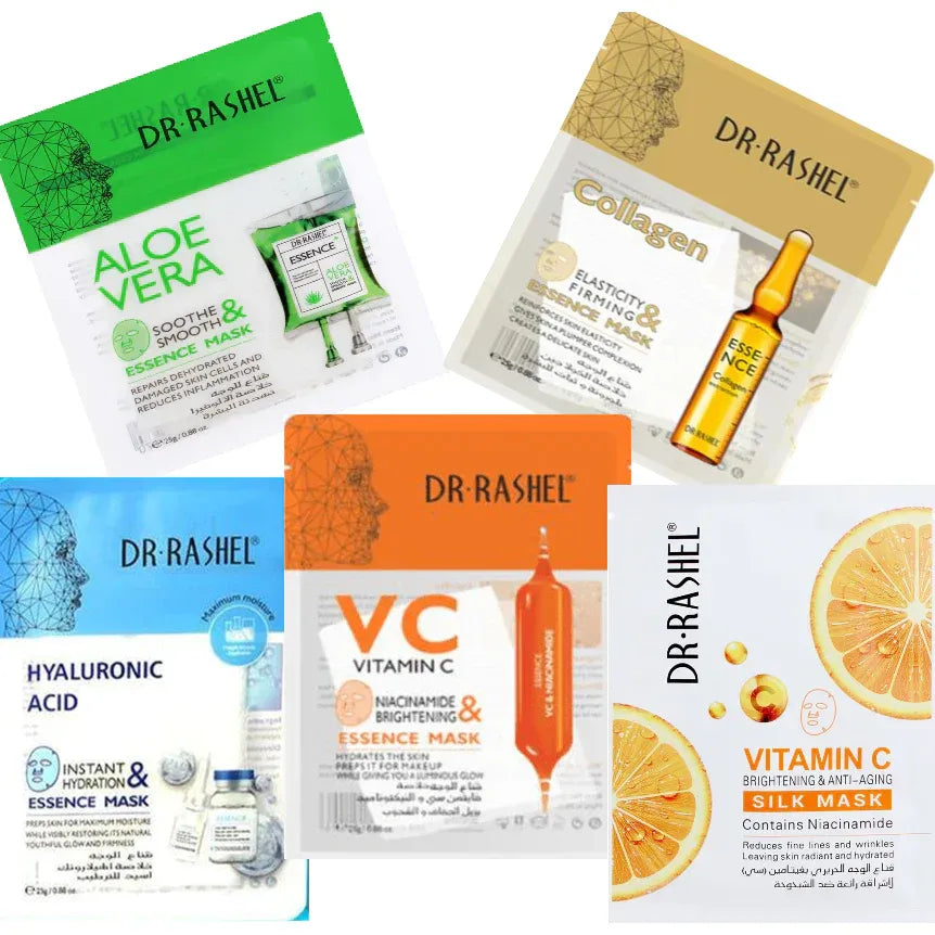 Combo - Dr. Rashel Essence Masks - PACK OF 5