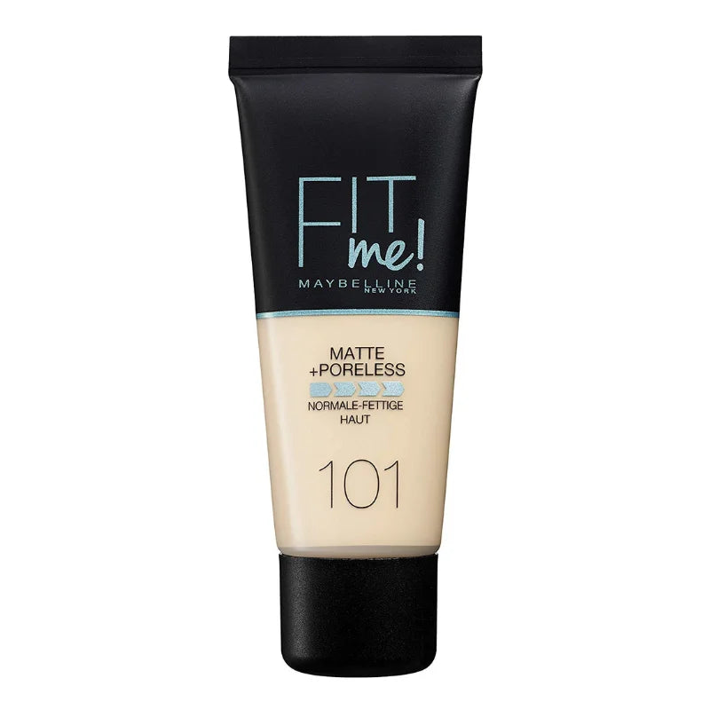 Maybelline - Fit Me Liquid Foundation Matte & Poreless - 101 True Ivory