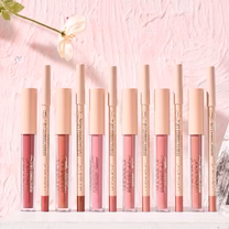 Hudamoji Ultra Matte Finish Lip Gloss And Lip Liner Lip Contour Set - Image 3