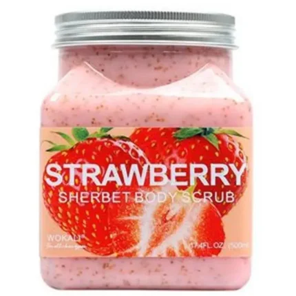 Wokali Sherbet Body Scrub - Strawberry Flavour - 350ml Wokali Sherbet Body Scrub - Strawberry Flavour - 350ml Wokali Sherbet Body Scrub - Strawberry Flavour - 350ml