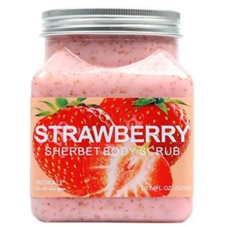 Wokali Sherbet Body Scrub - Strawberry Flavour - 350ml Wokali Sherbet Body Scrub - Strawberry Flavour - 350ml Wokali Sherbet Body Scrub - Strawberry Flavour - 350ml