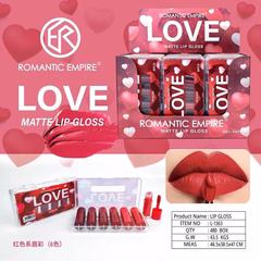 ROMANTIC EMPIRE Love Matte Lip Gloss (6Pcs)