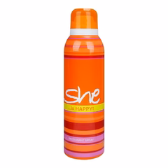 She Is Happy Deodorant Spray, For Women, 200ml