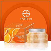 Estelin Vitamin C and Turmeric Face & Body Scrub