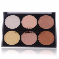 MISS ROSE 6 Color Highlighter Palette
